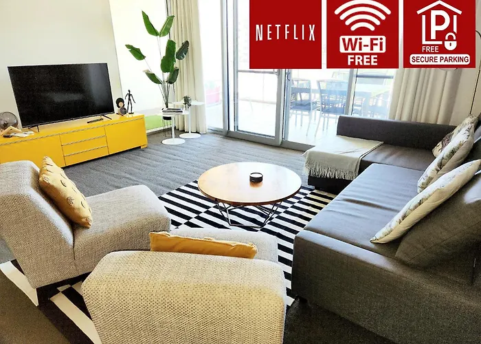 2Bdrm Skyline Views - Prime For River, Waca, Optus Stadium